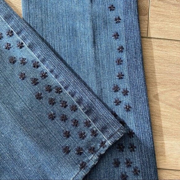 Vintage Calvin Klein Embroidered  Straight Leg Jeans - Picture 15 of 15
